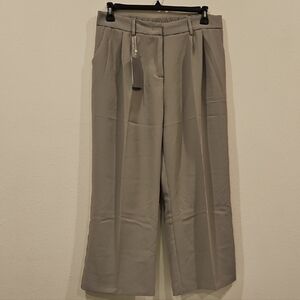 Chic Women's Wide Leg Pants in Gray